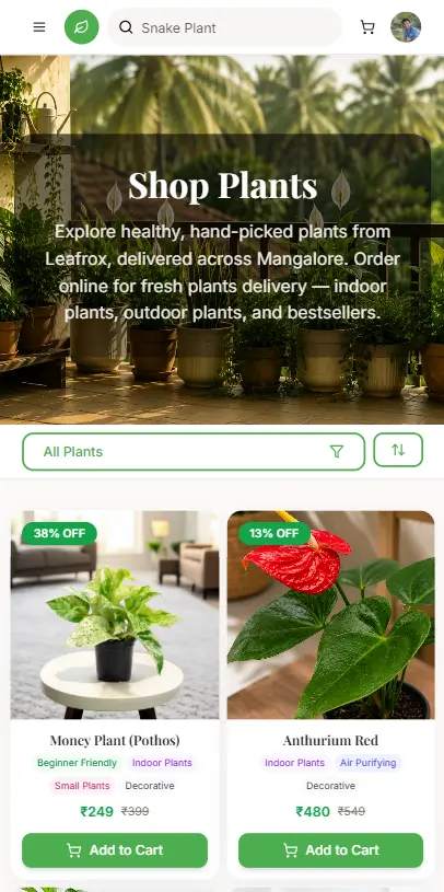 Leafrox Mobile Shop